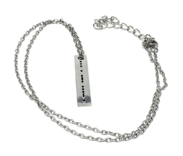 CF - Necklace -  Serve - Necklace - Morse Code<BR>「仕える」ネックレス（モールス（信号）符号）