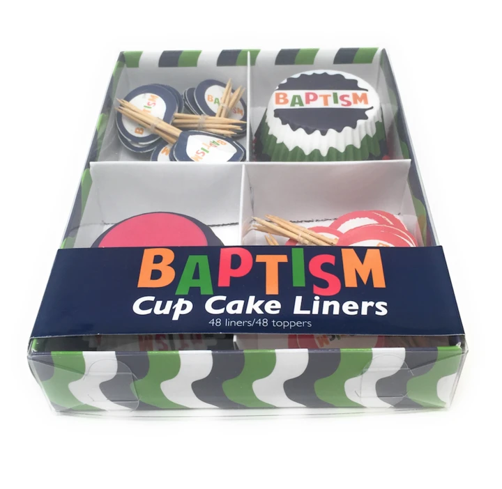 CF - Box Set  - Baptism - Cupcake Liners andToppers - Box Set<BR/>Хץƥޥåץȥåԥ