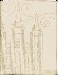 CC - Journal - Stitched Temple - Cream(Soft Padded Cover)
