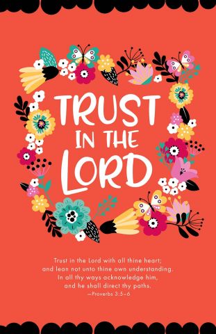 CC -  Journal - Trust in the Lord<BR>「主を信頼する」日記帳