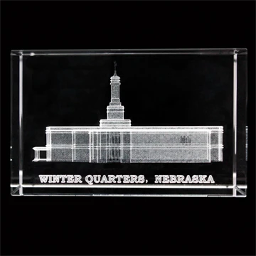 RM - Temple Crystal Cube - Winter Quarters Nebraska   <BR/>֥֥ͥ饹 󥿡¡ץꥹ륭塼