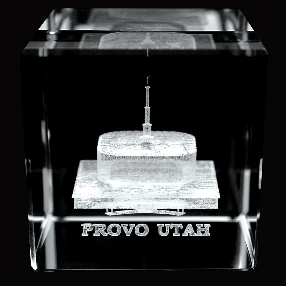 RM - Temple Crystal Cube - Provo Utah  <BR/>֥楿 ץܿ¡ץꥹ륭塼