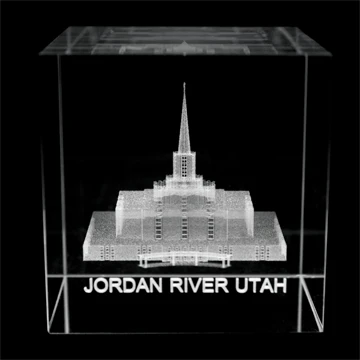 RM - Temple Crystal Cube - Jordan River Utah <BR/>֥楿 硼С¡ץꥹ륭塼