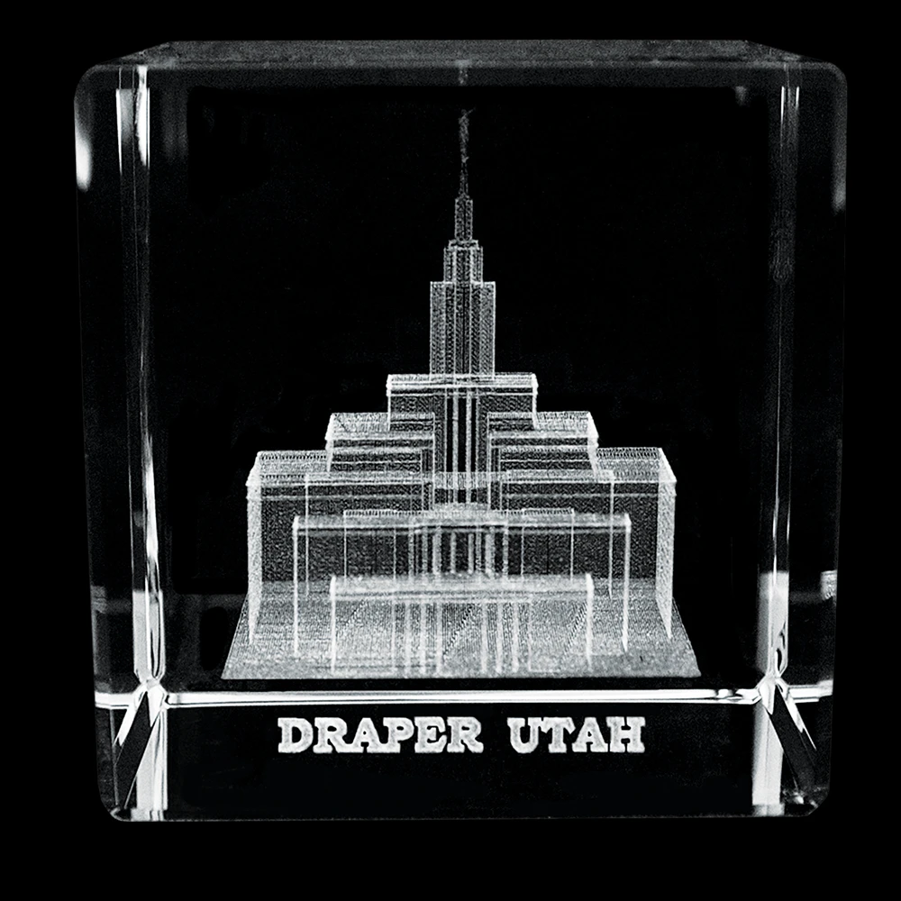 RM - Temple Crystal Cube - Draper Utah <BR/>֥楿 ɥ쥤ѡ¡ץꥹ륭塼