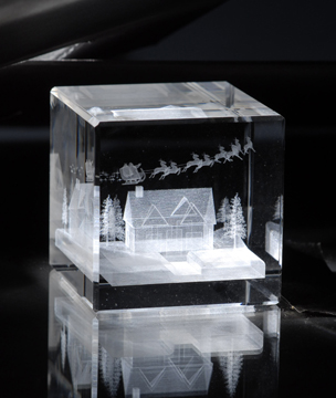 RM - Crystal Cube - Up on the Housetop <BR/>「屋根の上にて」クリスタルキューブ