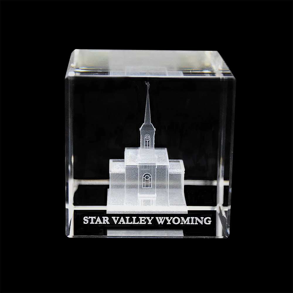 RM - Temple Crystal Cube - Star Valley Wyoming <BR/>֥磻ߥ󥰽 Х졼¡ץꥹ륭塼