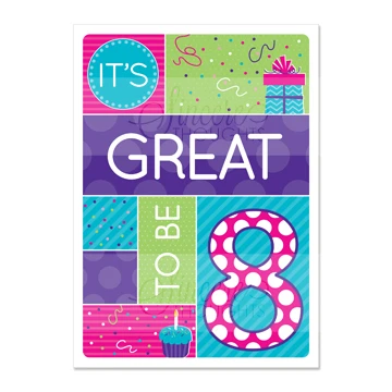 RM - Greeting Card  - Great To Be 8iPink)<BR>J[h - W˂čōIsNiȂjy{݌Ɂz