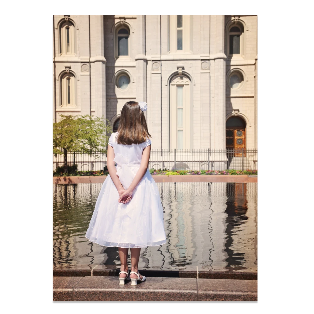 RM - Greeting Card  - Reflection Girl Baptism Card  <BR> - ȿ͡λҸХץƥޥɡʤˡܺ߸ˡ