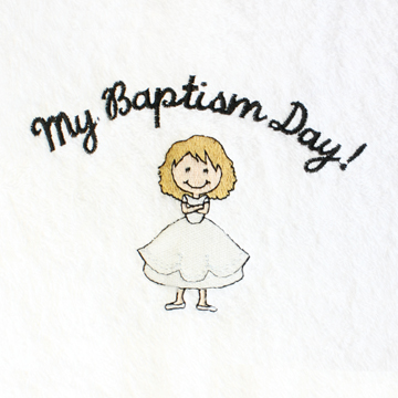 RM - Towel - My Baptism Day Blonde Hair Girl <br> マイバプテスマデイ　ブロンドヘアー　女の子