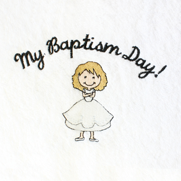 RM - Towel - My Baptism Day Blonde Hair Girl <br> ޥХץƥޥǥ֥ɥإλ