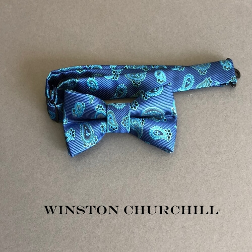 WE - Tie - Baby Bow Tie（Winston Churchill）<BR>幼児用ネクタイ（ウィンストン・チャーチルデザイン）