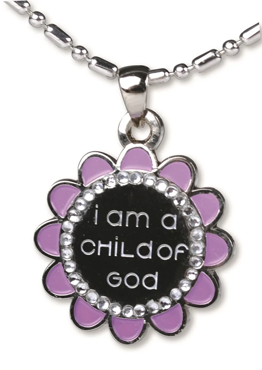 CF - Necklace -  I Am A Child of God - Necklace - Flower <BR>神の子です花柄ネックレス