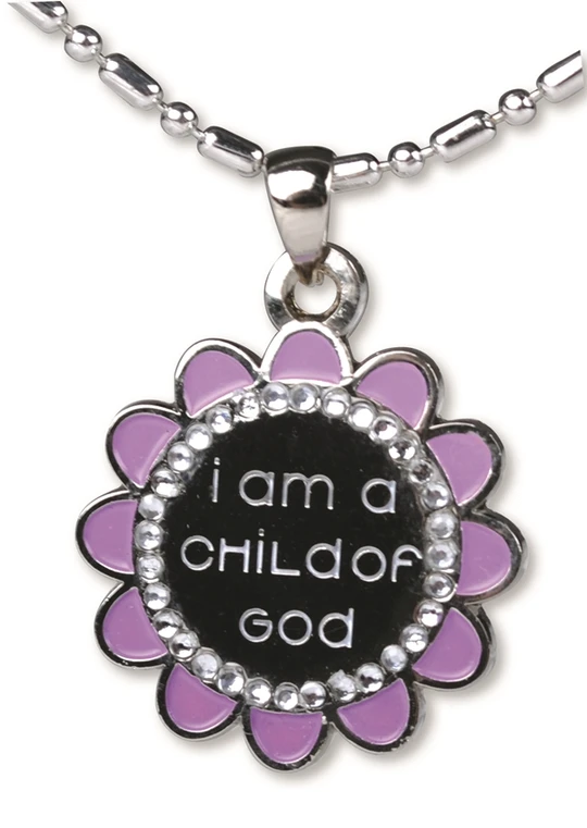 CF - Necklace -  I Am A Child of God - Necklace - Flower <BR>λҤǤͥå쥹