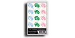 CF - Stickers - Choose the Right Logo  (Blue Green Pink)　【日本在庫商品】