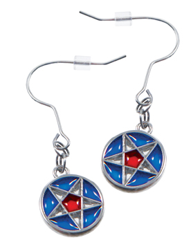 RM - Earrings - Nauvoo Star Window  Earrings<BR>Ρ֡ɥ