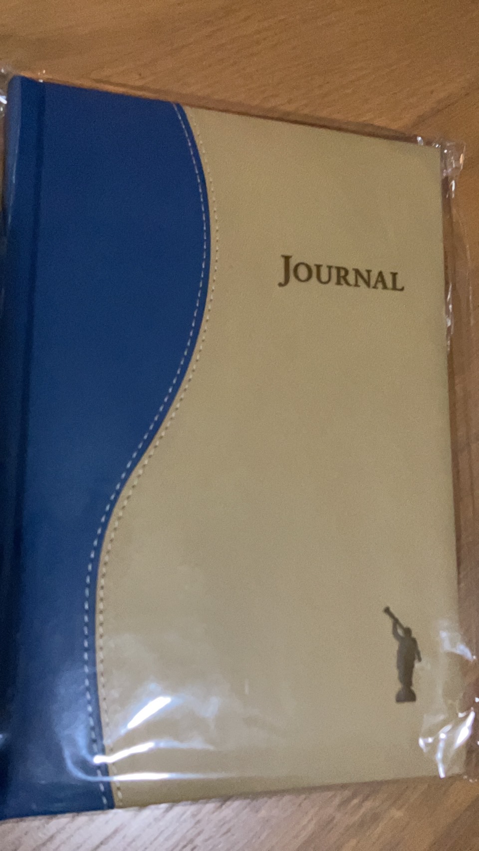 CC - Journal - Living Waters - Two Tone / Blue & Tan w/ Moroni<br>塡ġȡĢ ʥܺ߸ˤ鷺