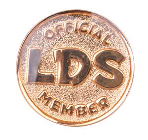 CF - Pin - Official LDS Member - Tie Pin - Gold<BR>「正式な末日聖徒の会員 」タイピン