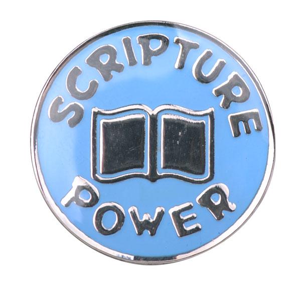 CF - Tie Tack - Scripture Power - Tie Tack - Round - Silver<BR>ʸϡץԥ
