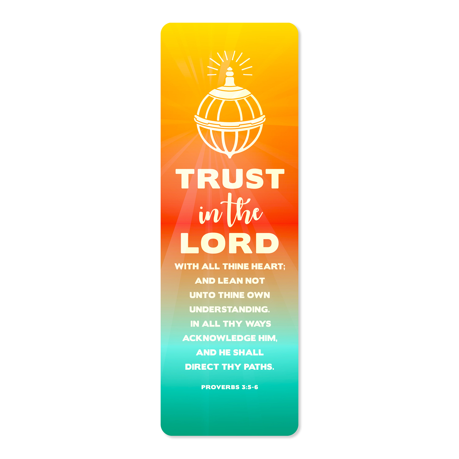 RM - Bookmark - Trust in the Lord Bookmark <BR/>「主を信頼する」しおり【日本在庫】