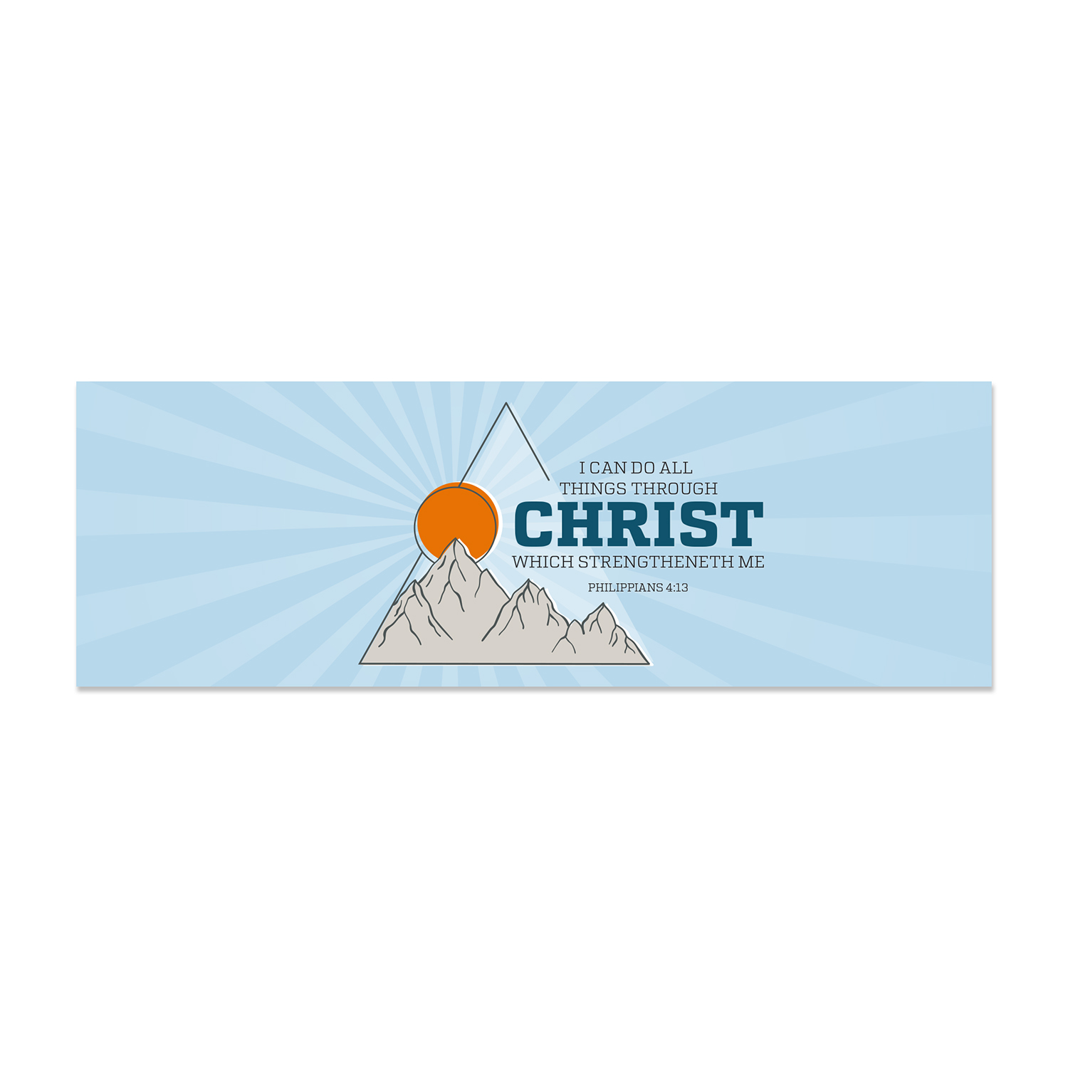 RM - Bookmark - All Through Christ Bookmark<BR/>2023年ユーステーマ「キリストと共に」しおり【日本在庫】